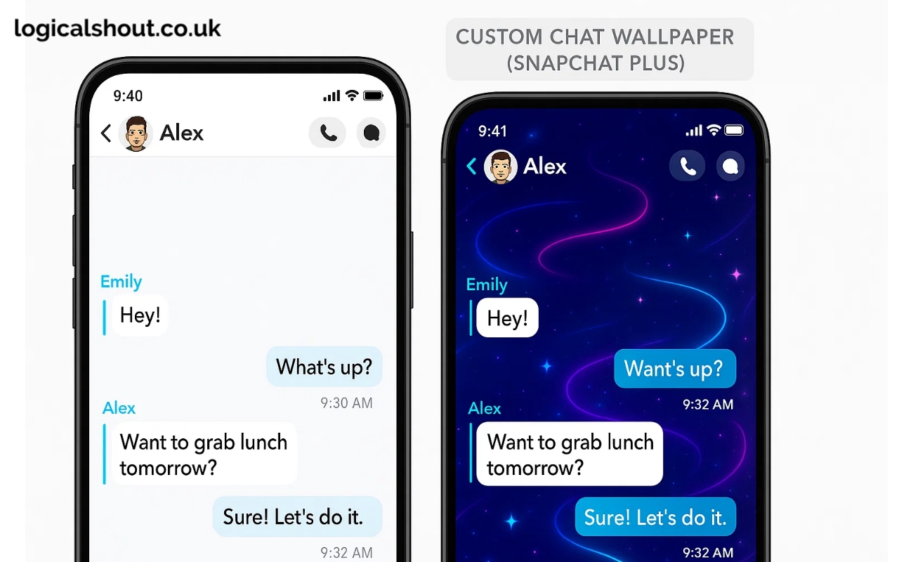 Chat Customization and Unique Wallpapers