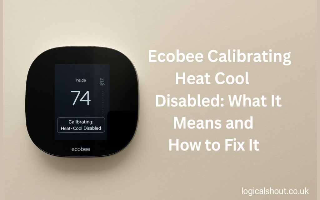 Ecobee Calibrating Heat Cool Disabled