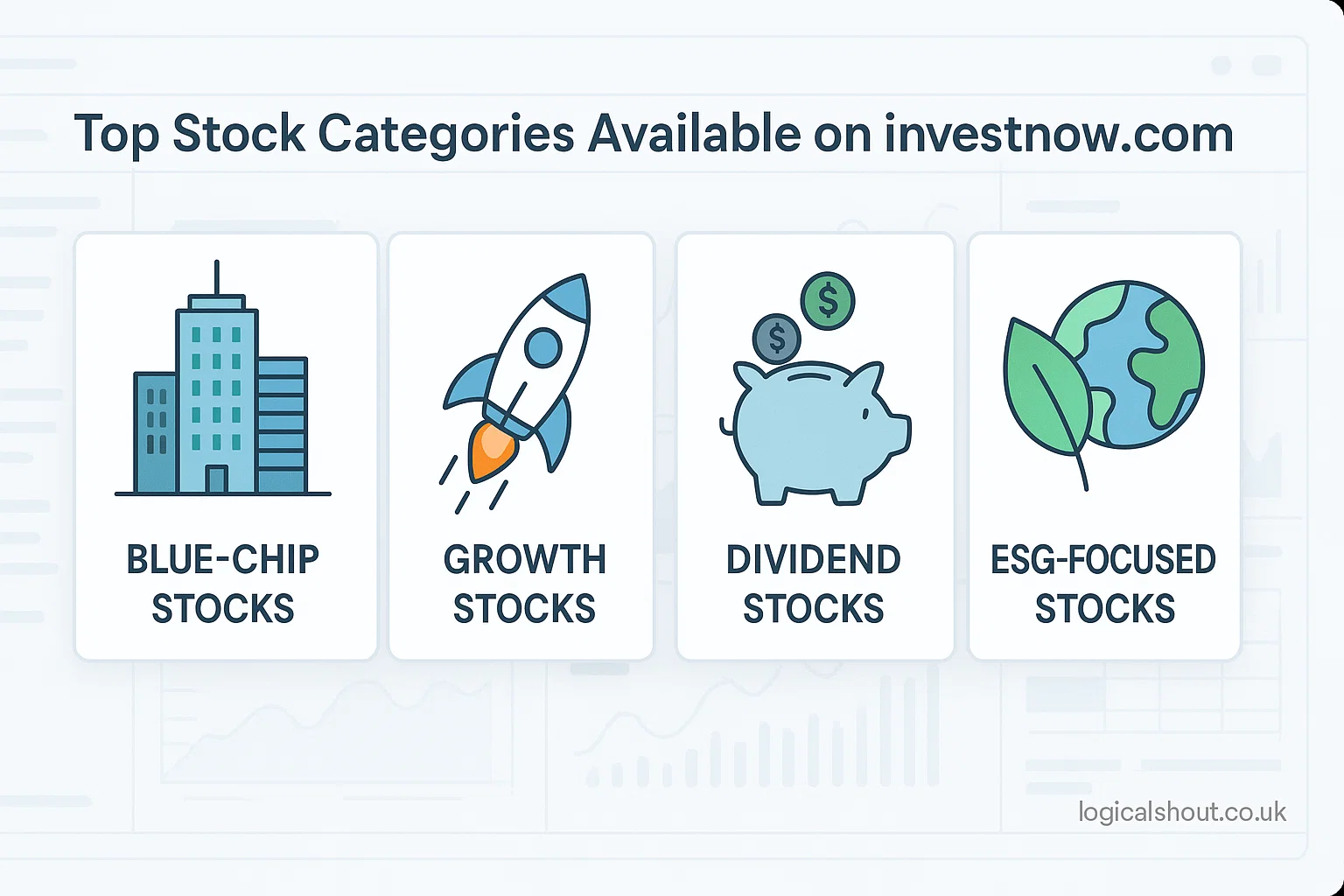 Top Stock Categories Available on invest1now.com
