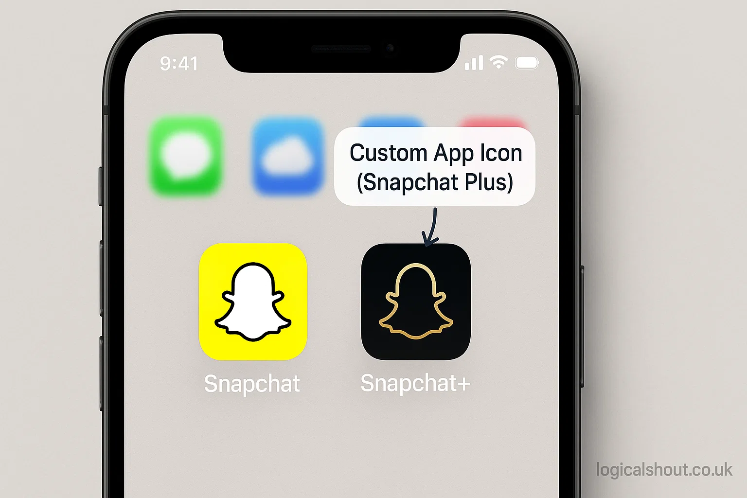 Different App Icon on Home Screen